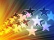 Flying stars illustration