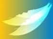Wavy glowing colors