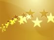 Flying stars illustration