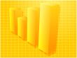 Financial barchart illustration