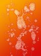 Floral nature themed design illustration