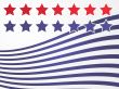 Stars and stripes illustration