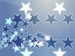 Flying stars illustration