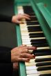 Green piano
