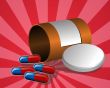 Illustration of open pillbox with pills