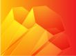 Abstract geometric hexagon design