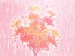 Tree with falling leaves, illustration