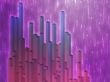 3d columns illustration