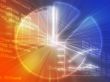 Spreadsheet business charts illustration