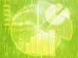 Spreadsheet business charts illustration
