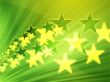 Flying stars illustration
