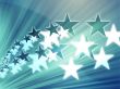 Flying stars illustration