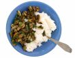 Champignons and rice