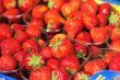 Strawberry on market