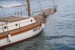 Close-up of a sailboat