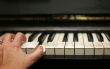 Piano and hand