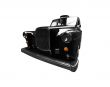 Black taxi isolated over white