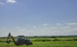 Tractor in the field