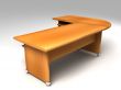 three dimensional office desk
