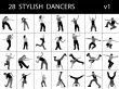 stylish male dancers