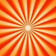 Sun rays with orange colors
