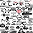 Rubber stamps collection