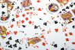 Background from playing cards