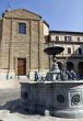 Treia - Church and fountain