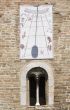 Monterubbiano - Mullioned window and sundial