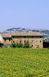 Old farmhouse and panorama of Osimo