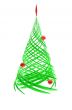 Rendered stylized Christmas pine tree