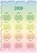 Calendar of 2009 year.