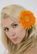 lovely lady with gerbera