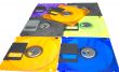 several diskettes