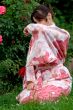 Girl in a flower yukata
