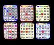 Six Bingo Cards