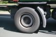 Truck wheel on the move