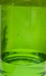 Green plastic bottle