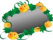 Banner with pumpkins