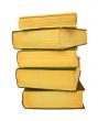 pile of old stained books