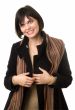 young woman in topcoat