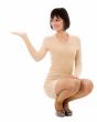 sitting woman