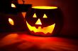Dark pumpkin face