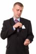 businessman with business card