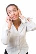 woman with mobile phone