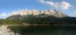 Zugspitze and lake Eibsee, Germany
