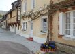 Street from small houses in the French province
