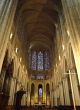 Interior of very high medieval Catholic cathedral
