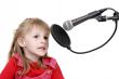 girl with microphone