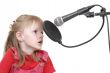 girl with microphone